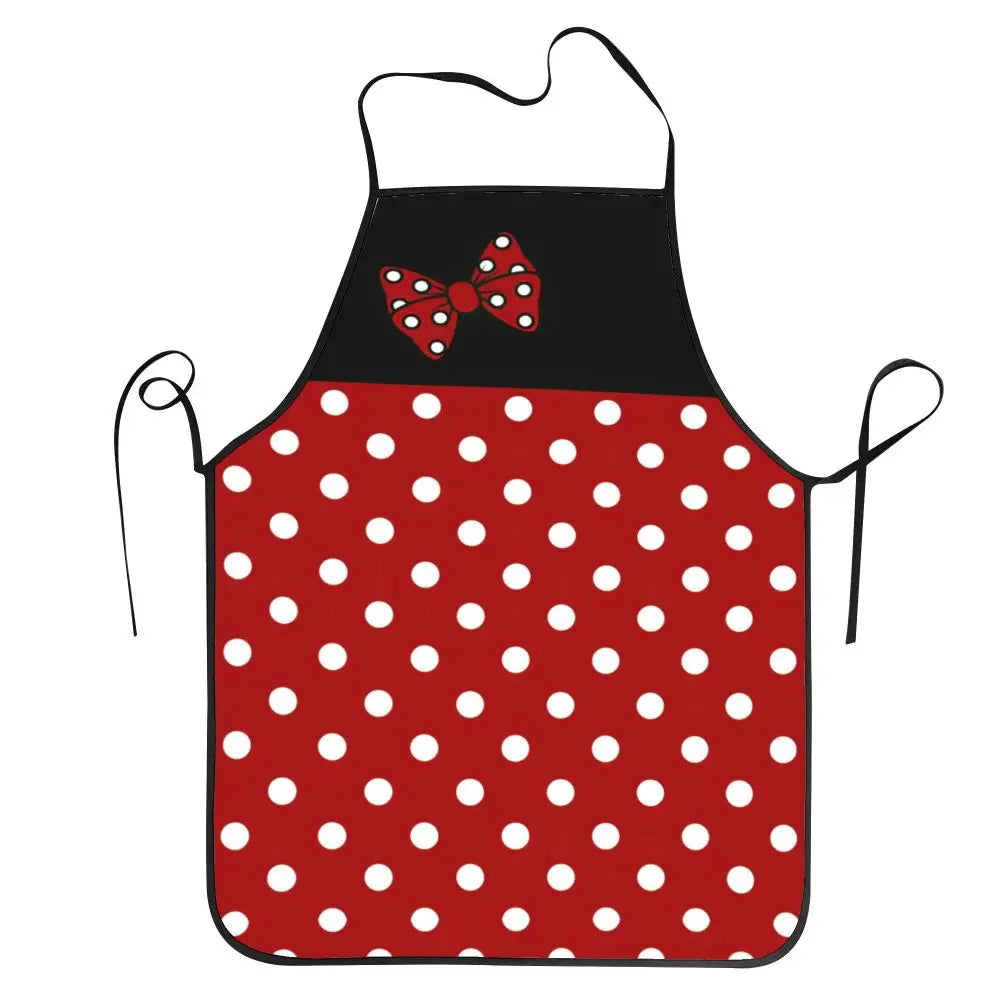 Polka Dot Bow Minnie Mouse APRON