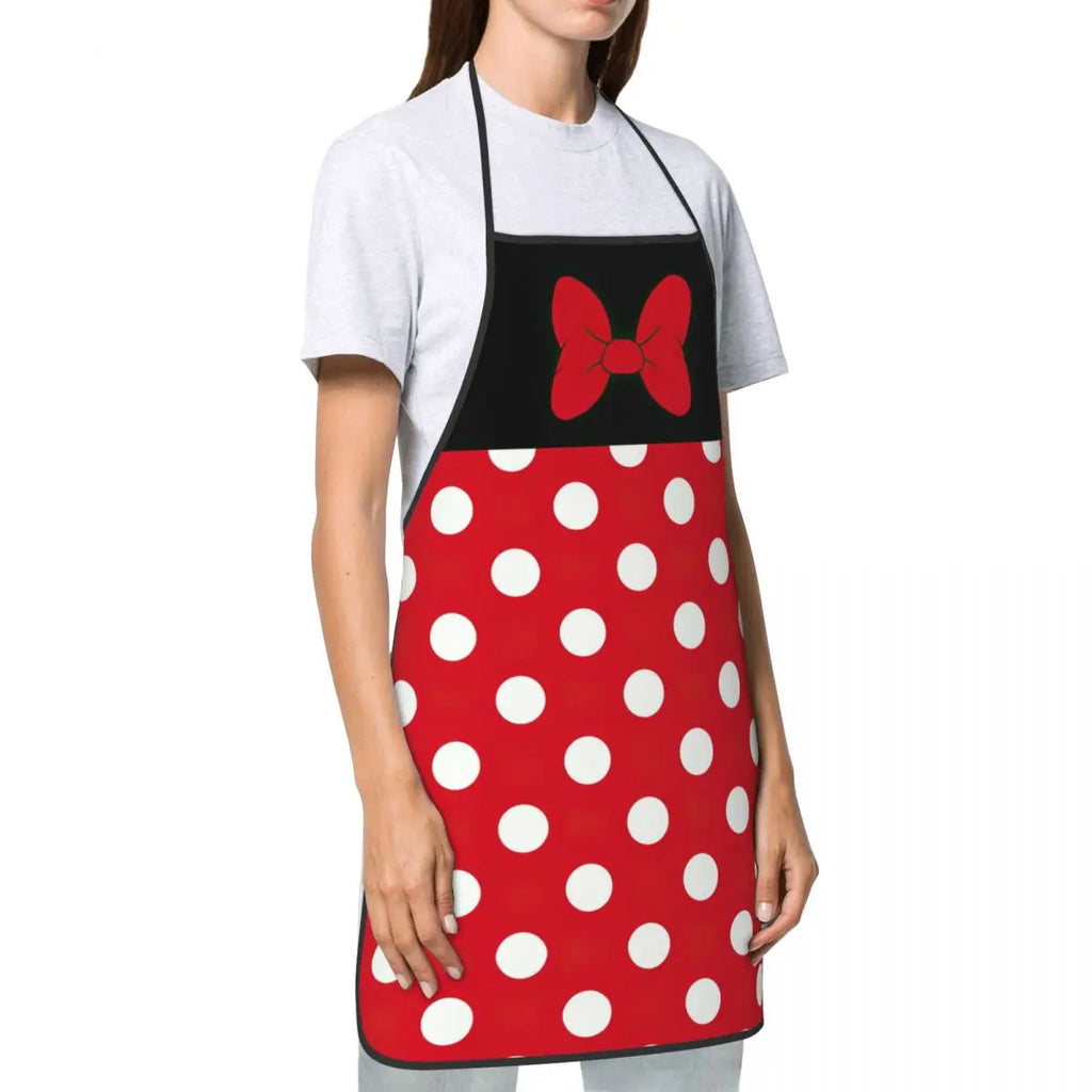 Polka Dot Bow Minnie Mouse APRON
