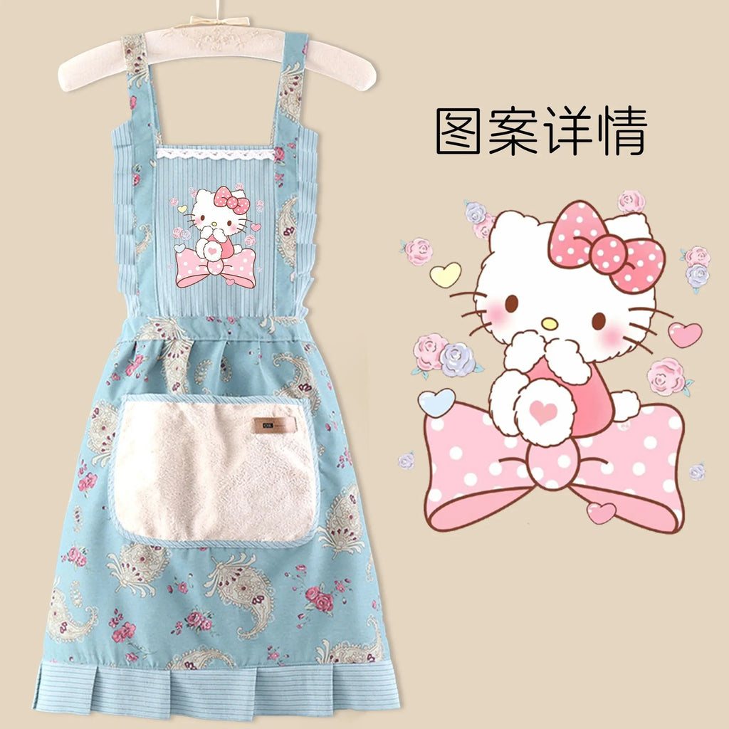 Sanrio anime& hello kitty apron