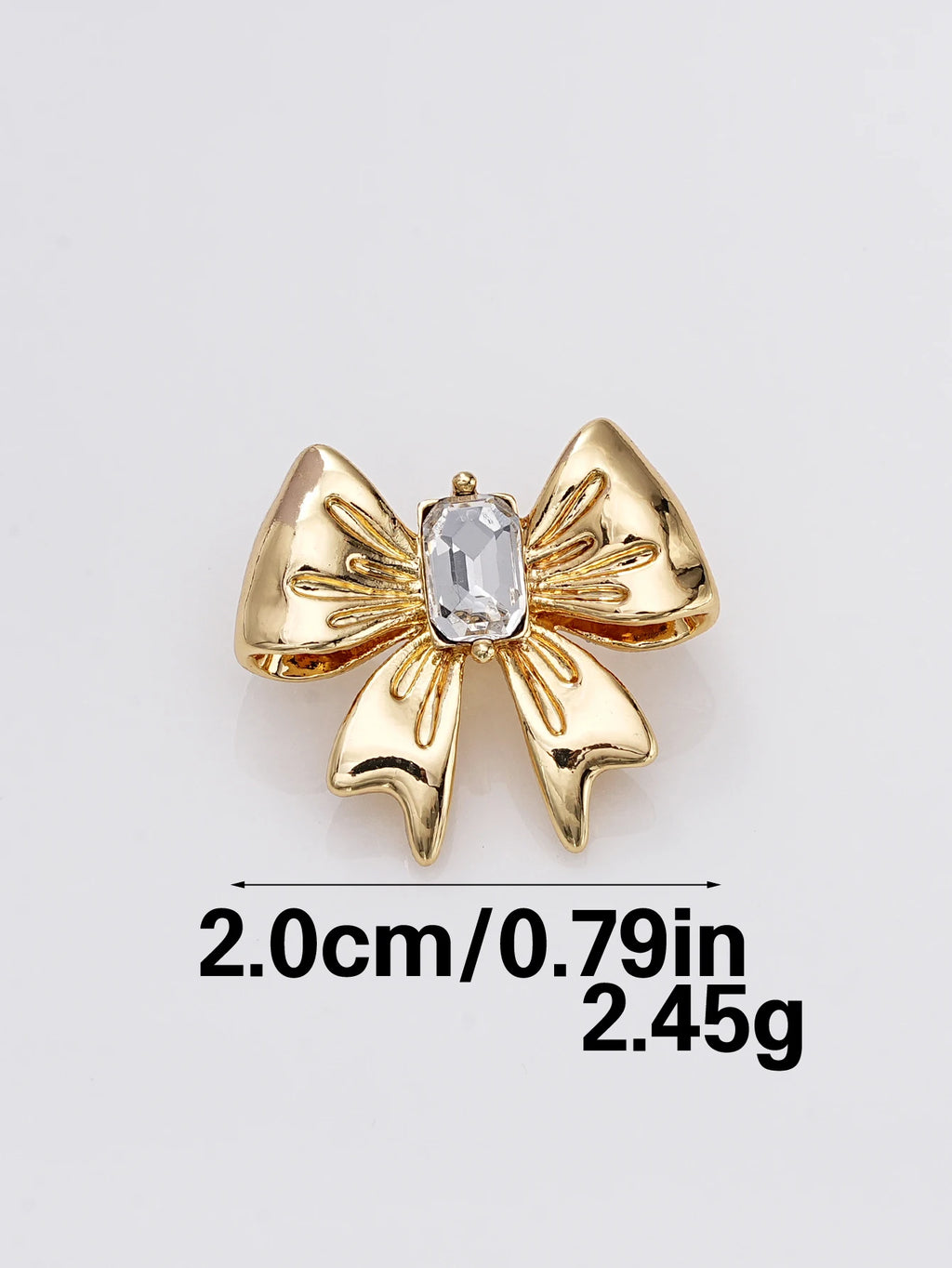 Bow Metal Buttons,