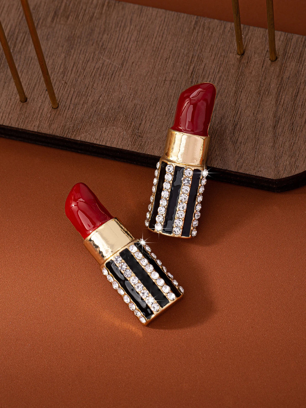Lipstick Earrings