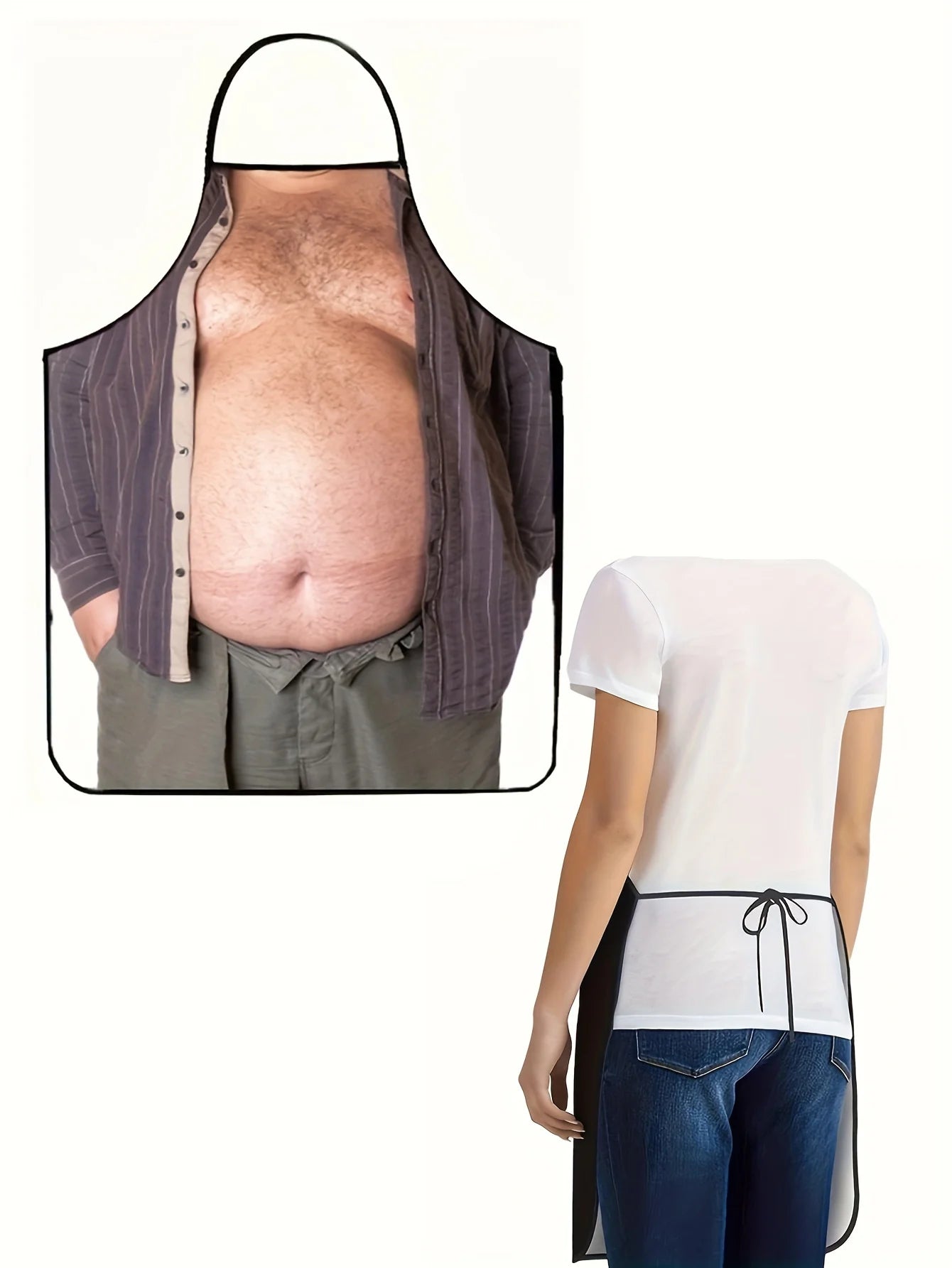 Men'S Beer Belly Funny Apron