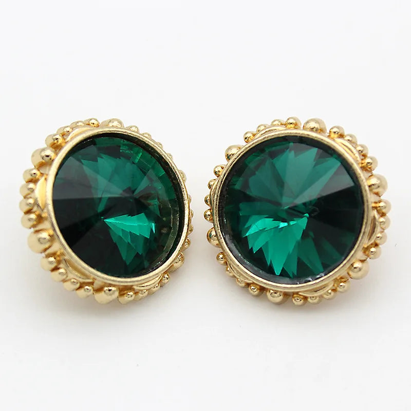 Metal Gold Gems Buttons
