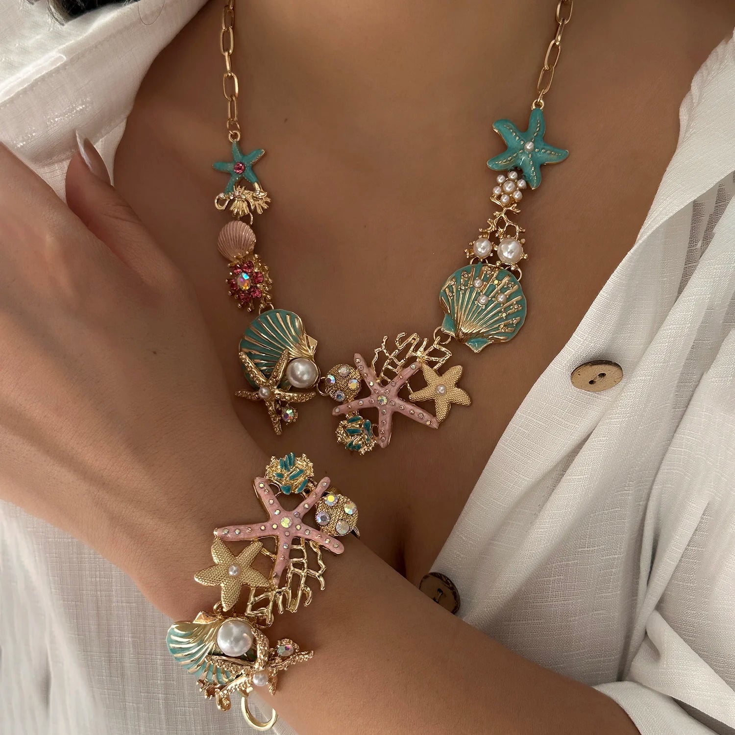 Beach Style  Necklace