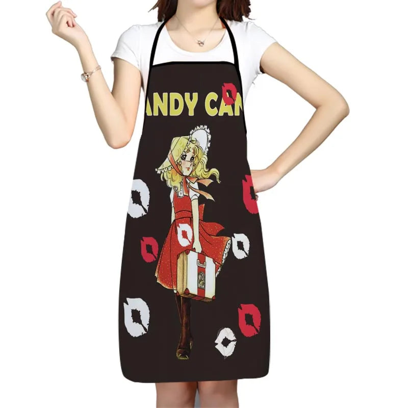 Candy Anime Girl Kitchen Apron