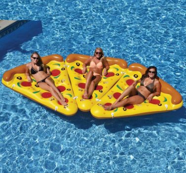 Inflatable Pizza Float, Colorful  Pool