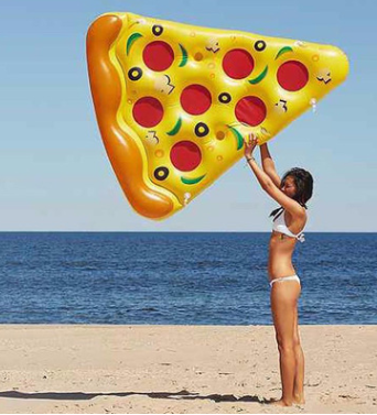 Inflatable Pizza Float, Colorful  Pool